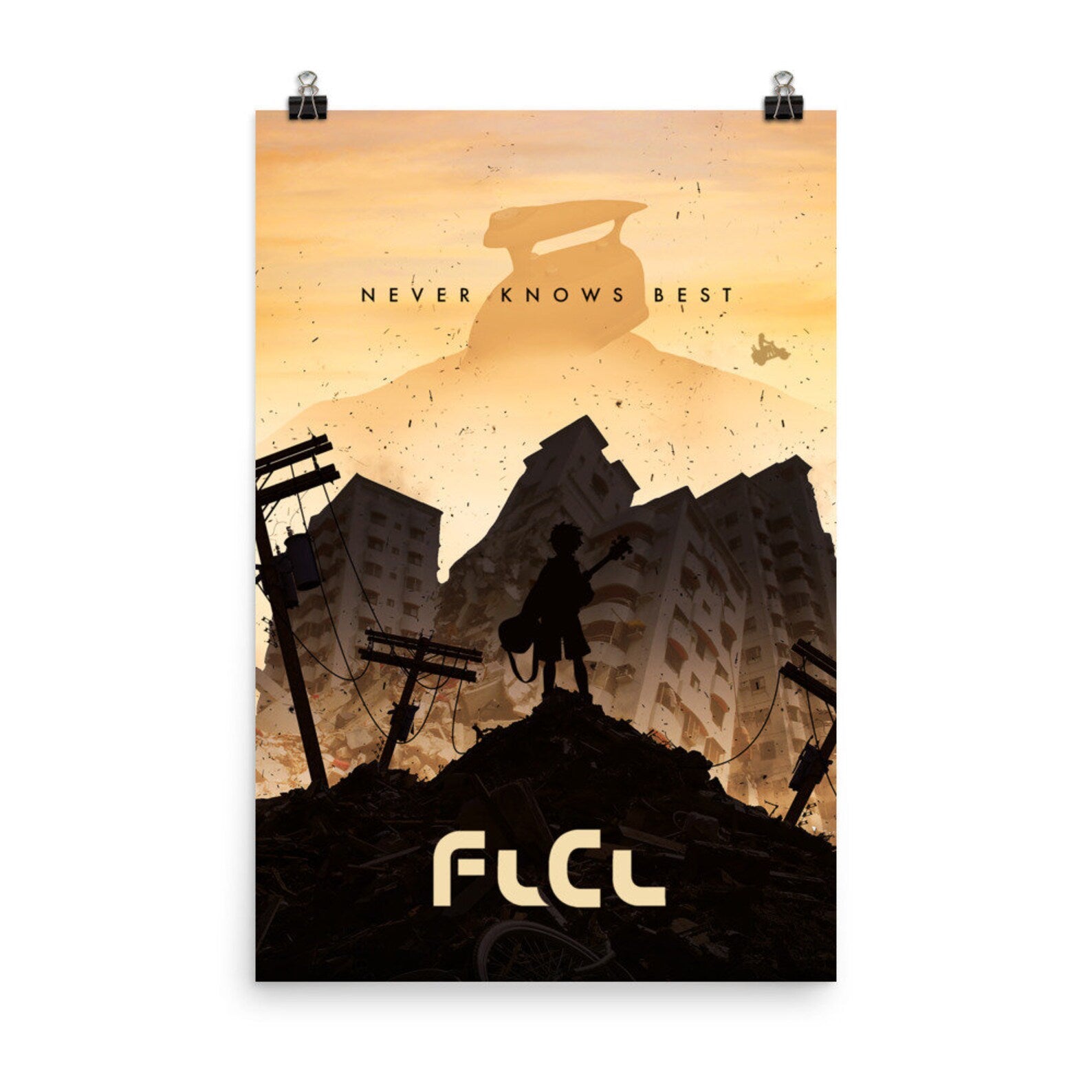 FLCL Fooly Cooly Anime Poster