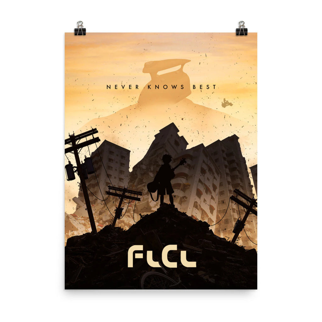 FLCL Fooly Cooly Anime Poster