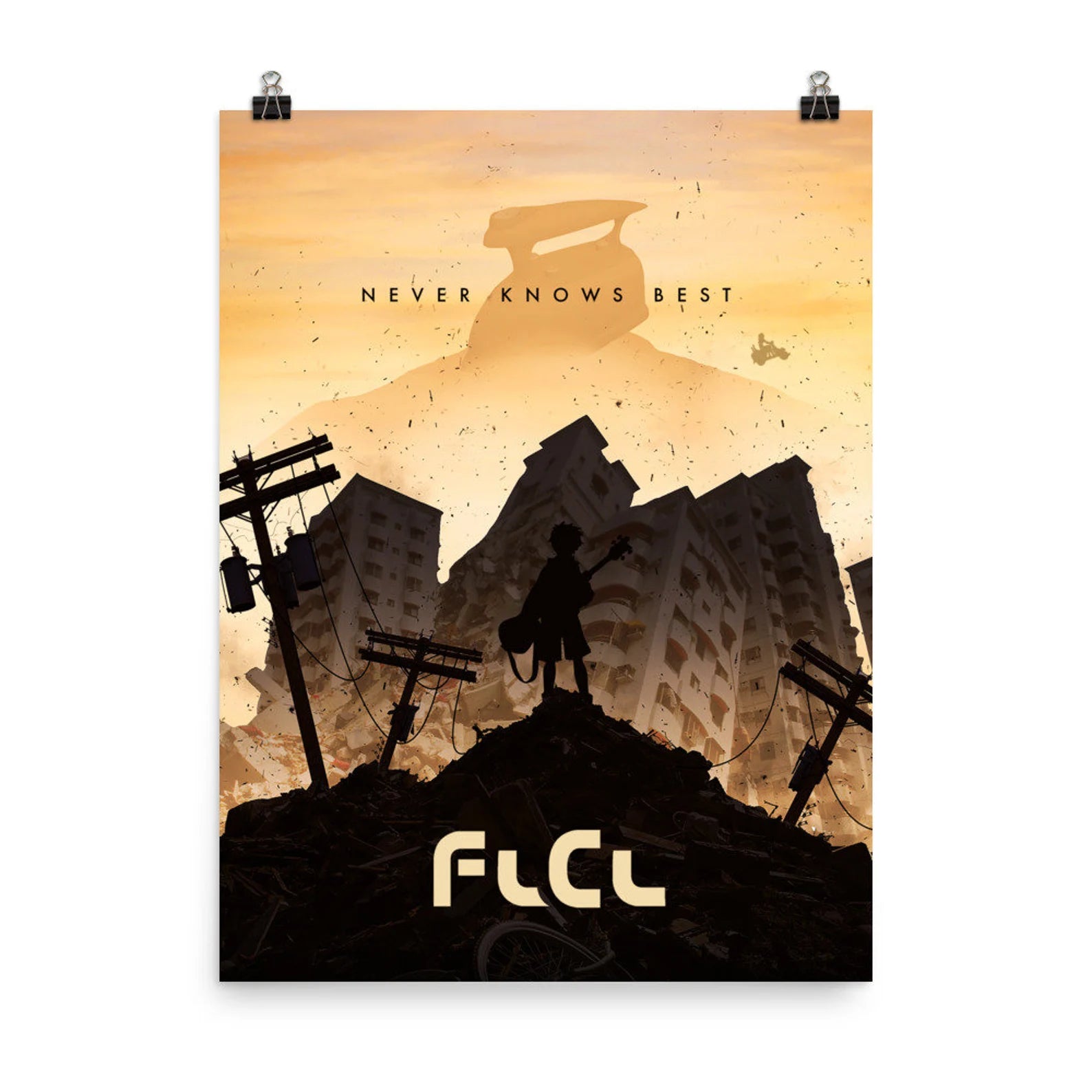 FLCL Fooly Cooly Anime Poster