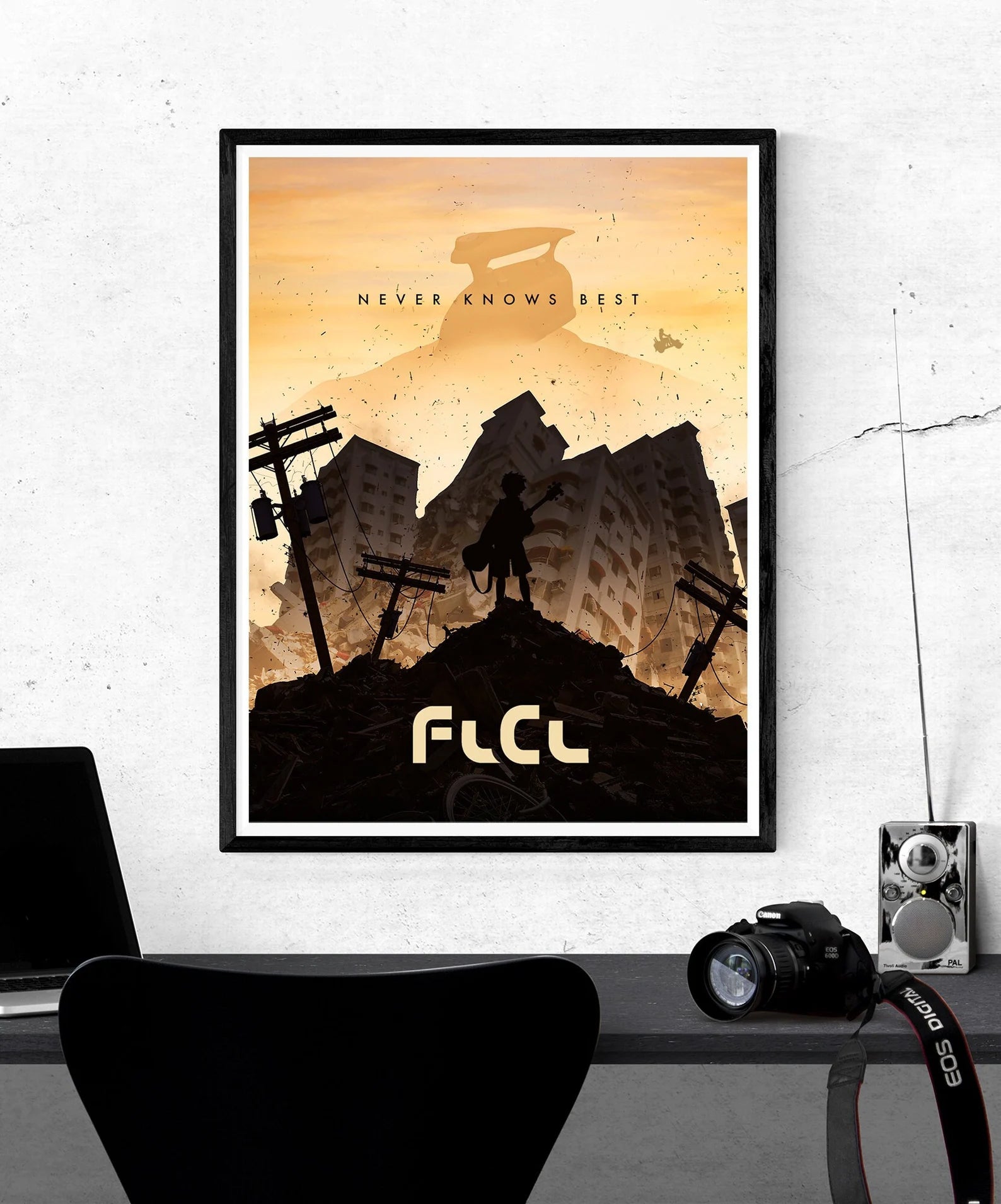FLCL Fooly Cooly Anime Poster