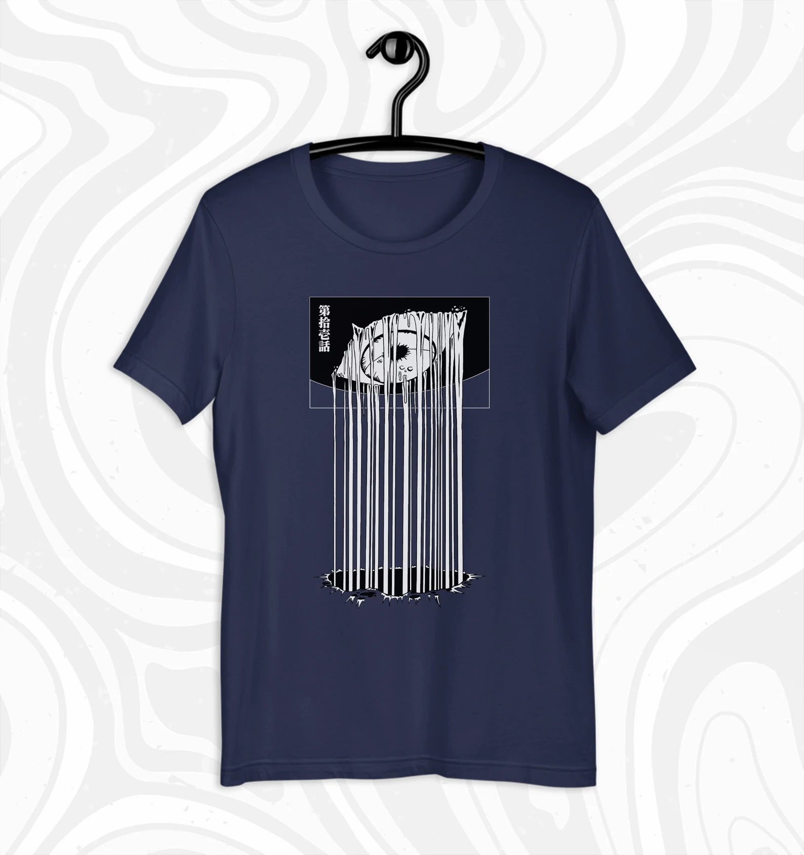 Evangelion Anime T-Shirt Dripping Eyeball