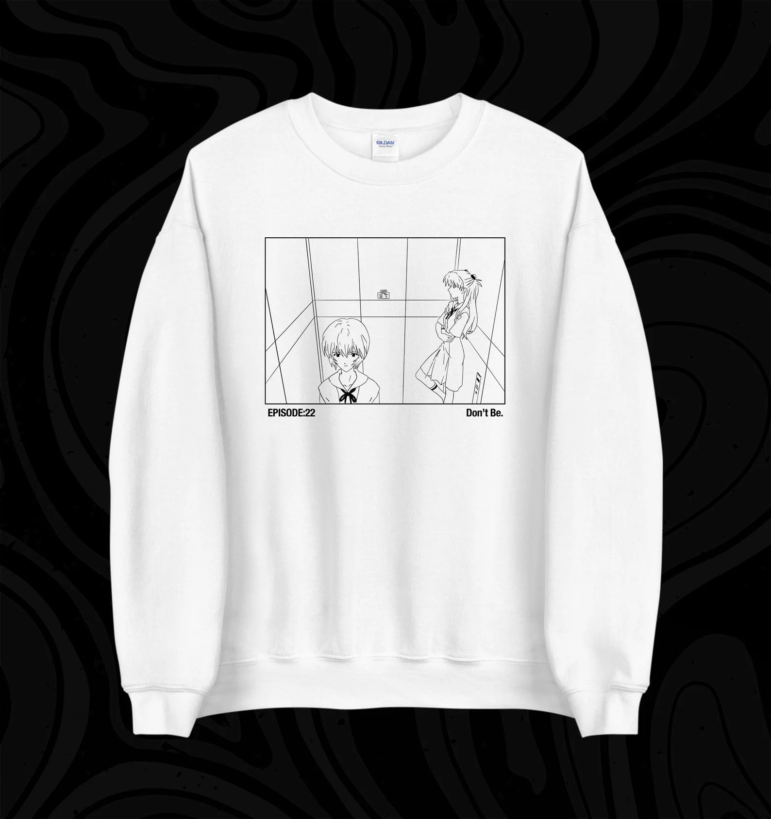 Evangelion Elevator Scene Anime Sweatshirt