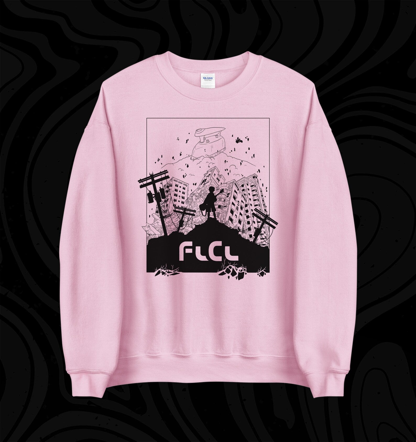 FLCL Anime Sweatshirt Fooly Cooly Furi Kuri