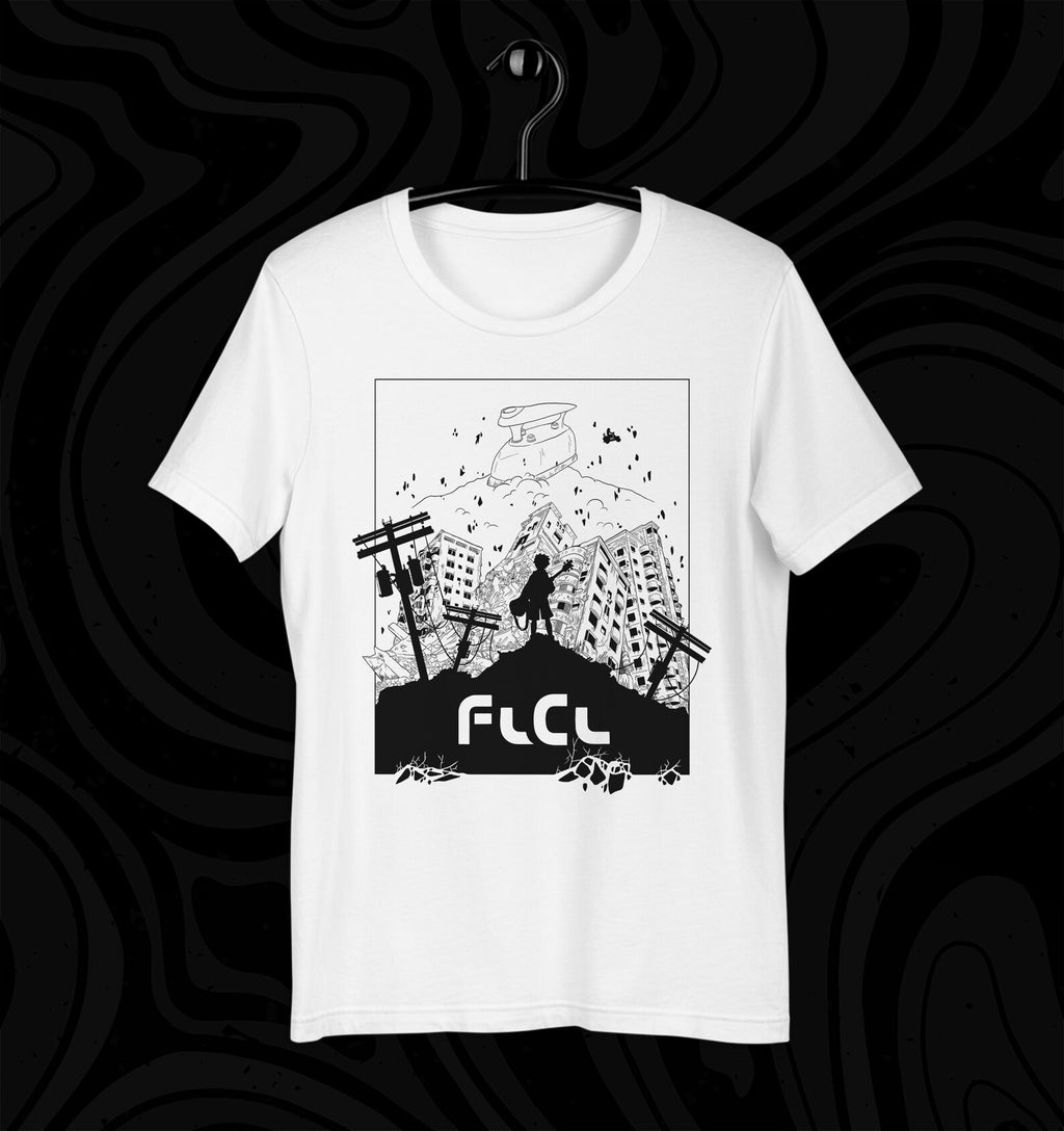 FLCL Anime T-Shirt Fooly Cooly Furi Kuri
