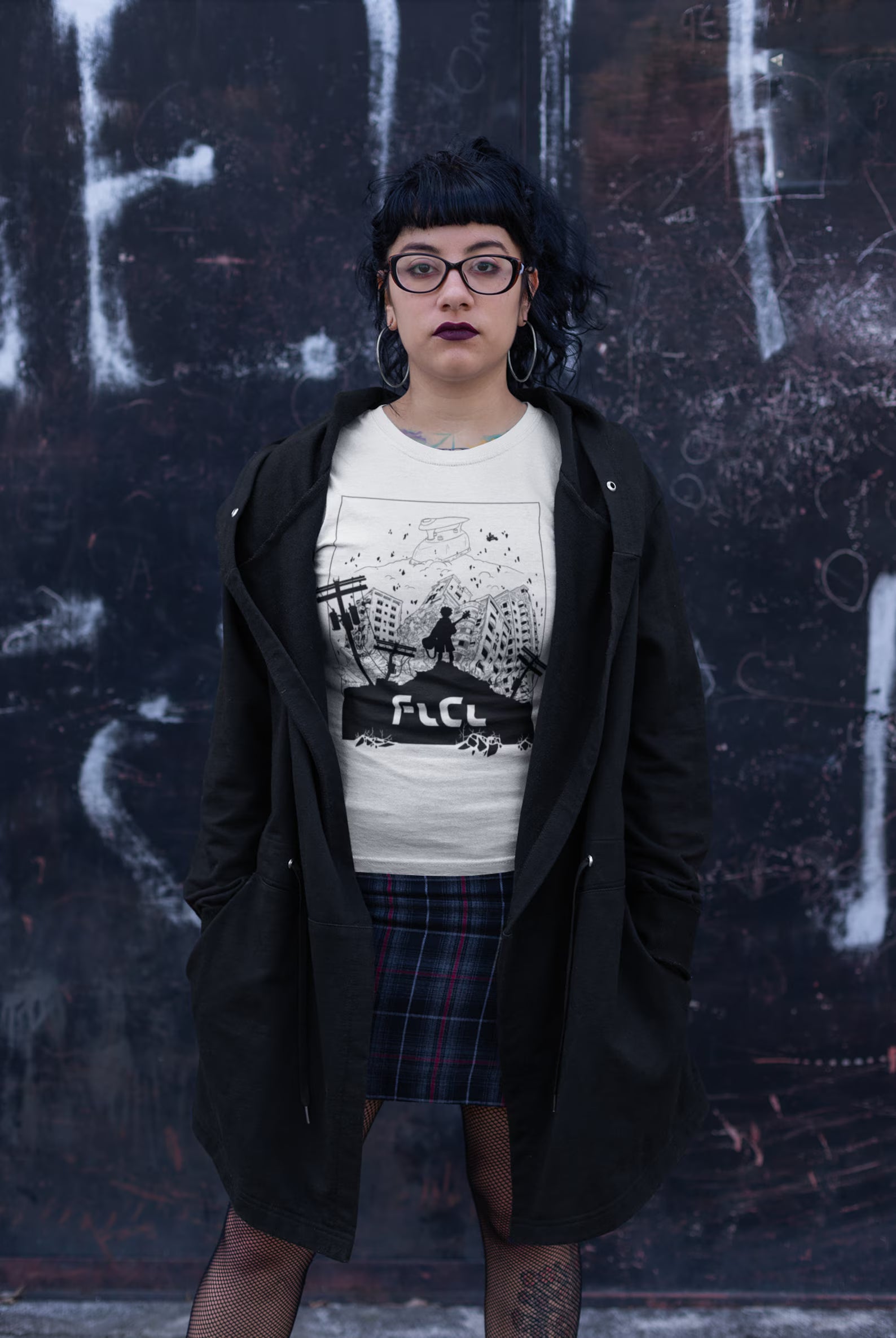 FLCL Anime T-Shirt Fooly Cooly Furi Kuri