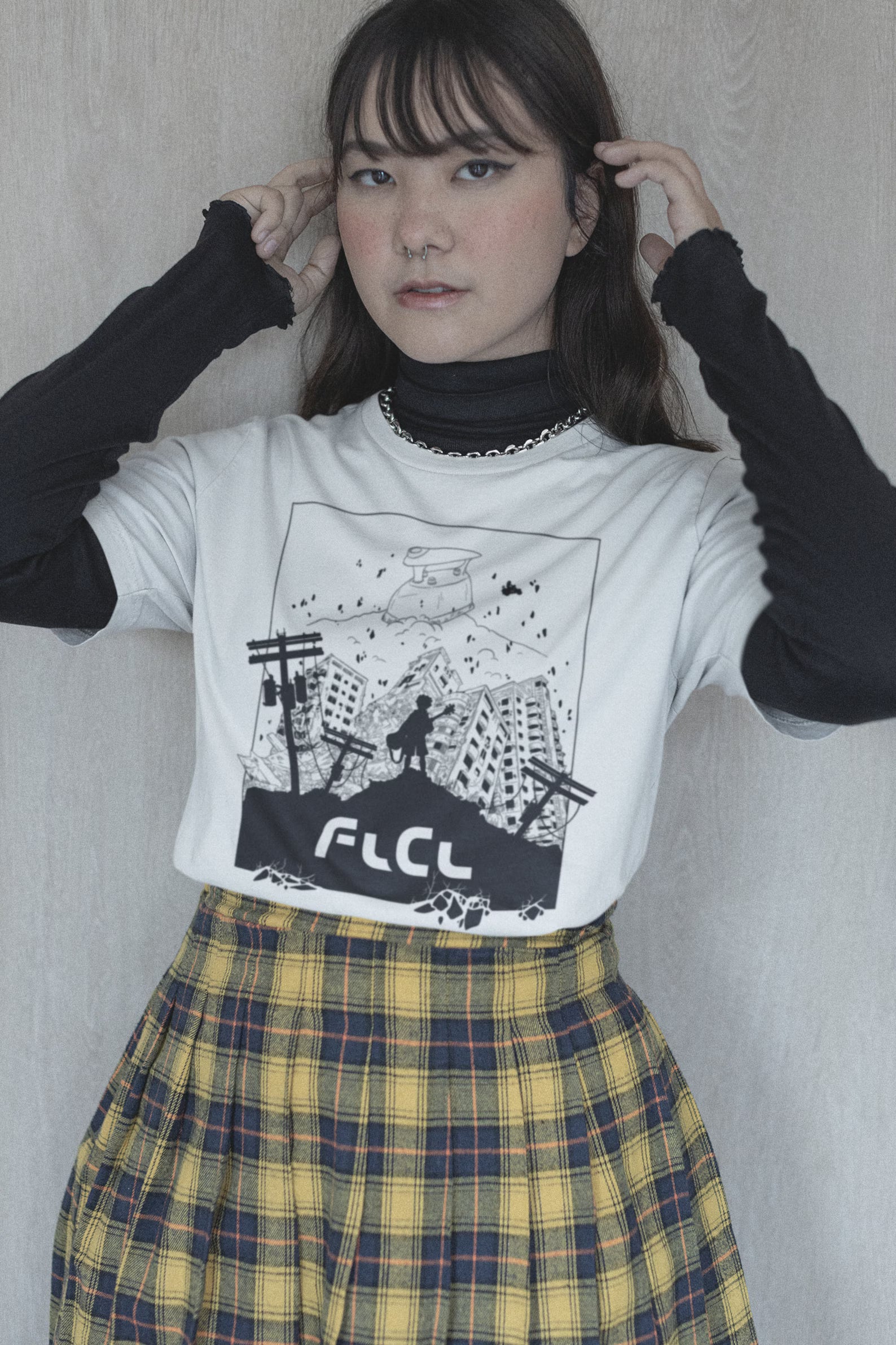 FLCL Anime T-Shirt Fooly Cooly Furi Kuri