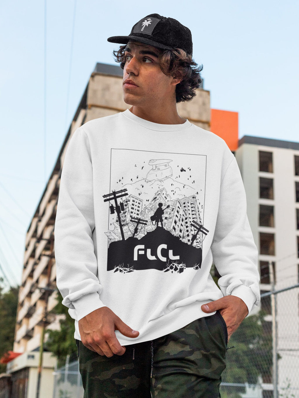 FLCL Anime Sweatshirt Fooly Cooly Furi Kuri