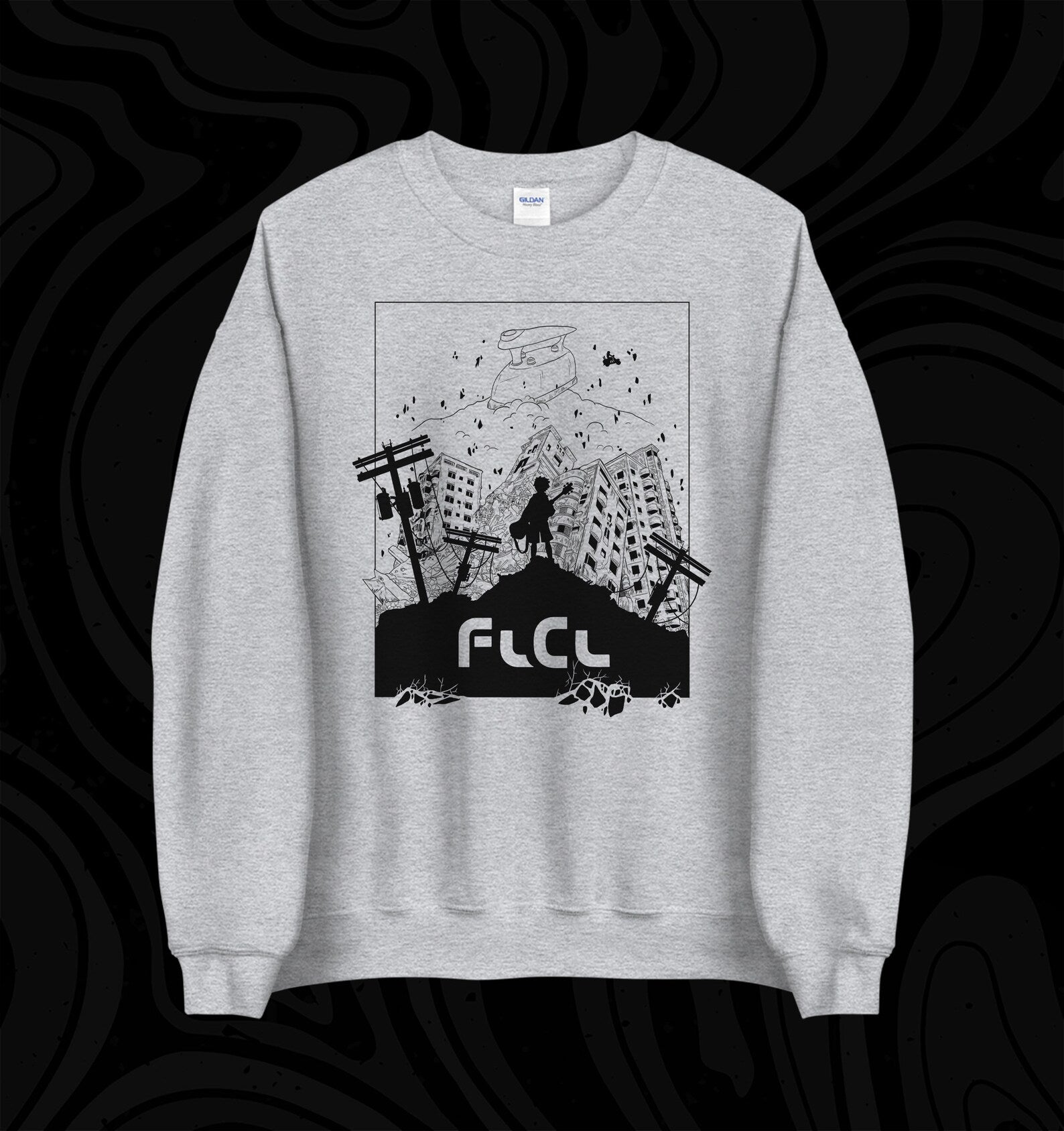 FLCL Anime Sweatshirt Fooly Cooly Furi Kuri