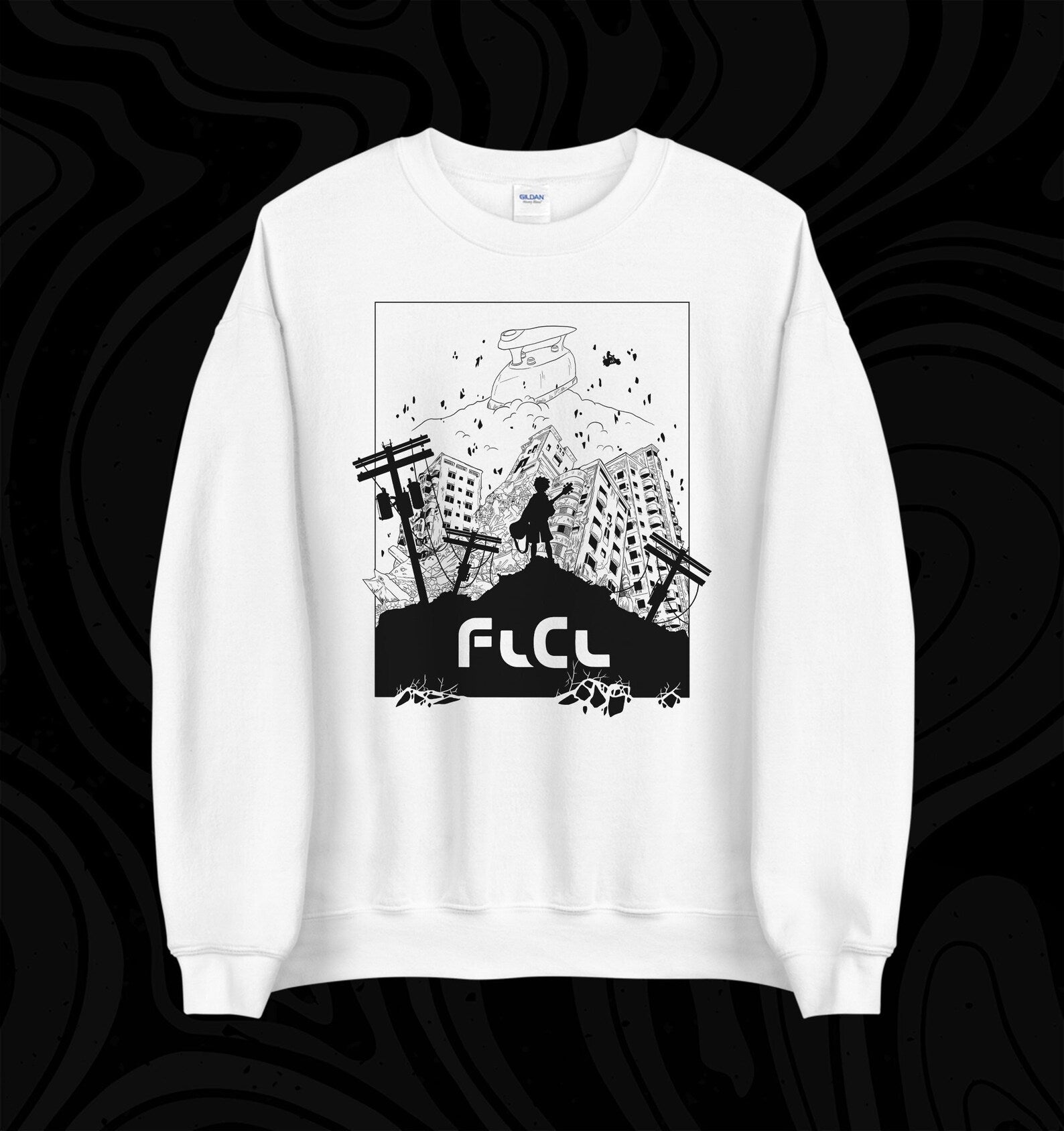 FLCL Anime Sweatshirt Fooly Cooly Furi Kuri
