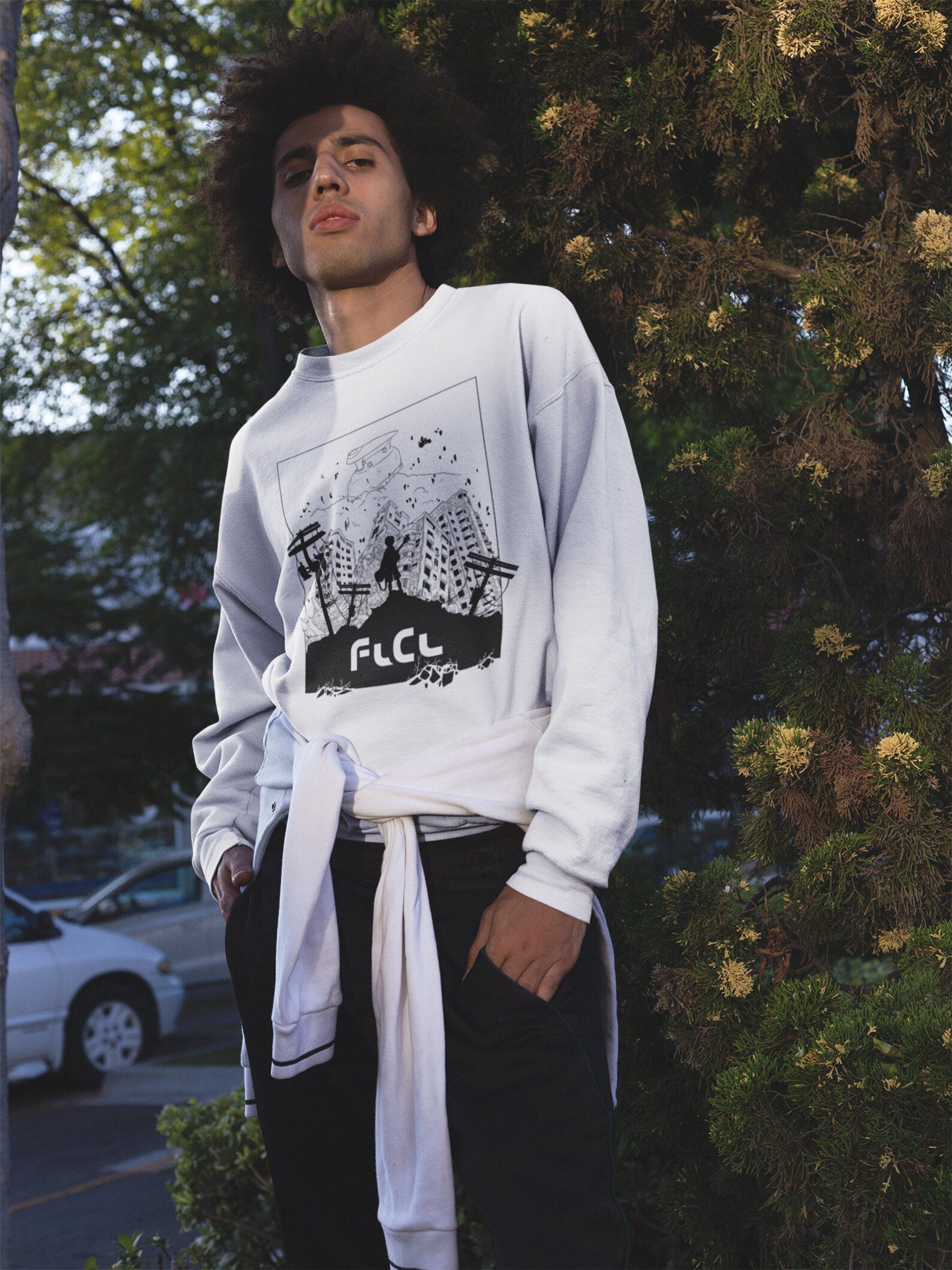 FLCL Anime Sweatshirt Fooly Cooly Furi Kuri
