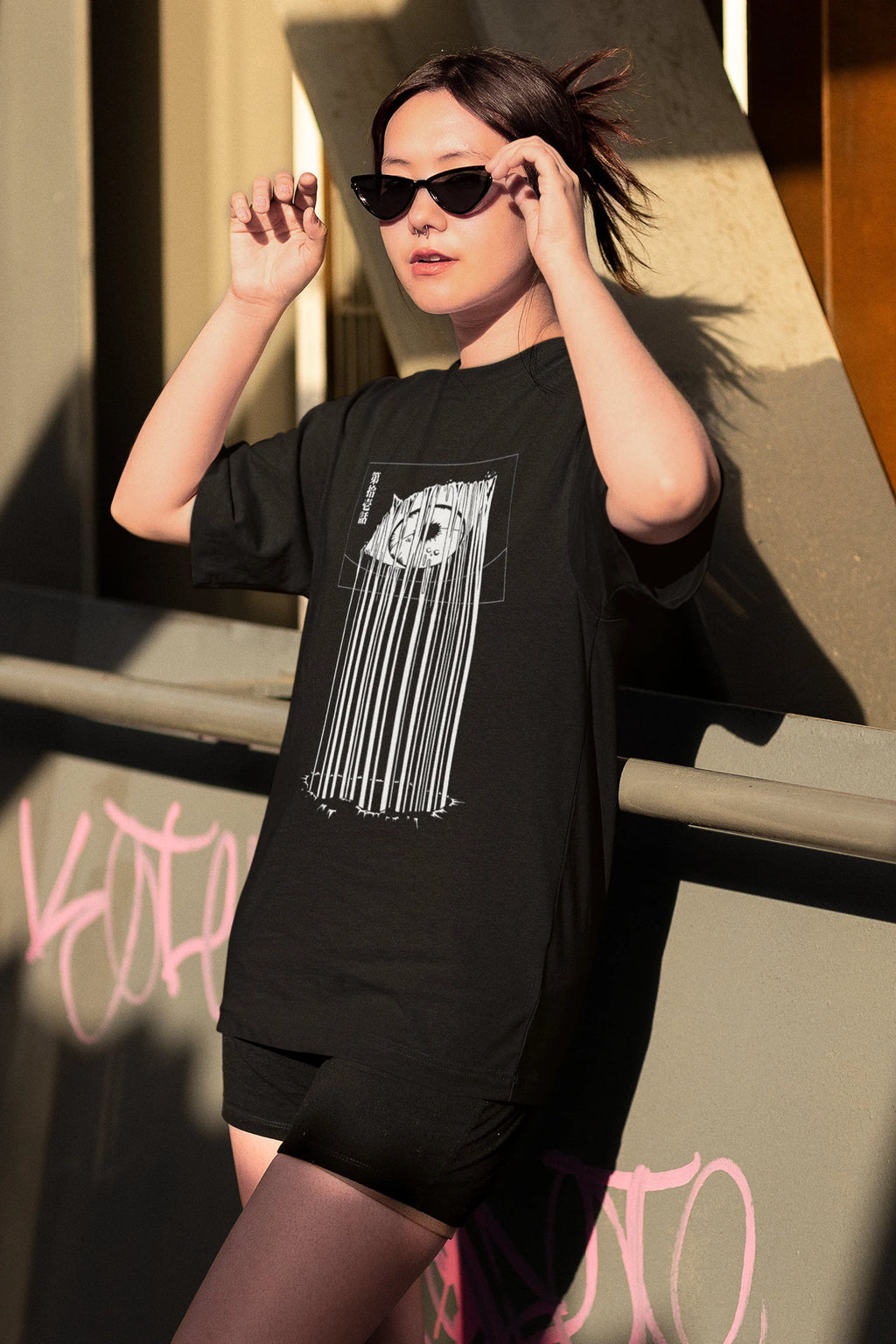 Evangelion Anime T-Shirt Dripping Eyeball