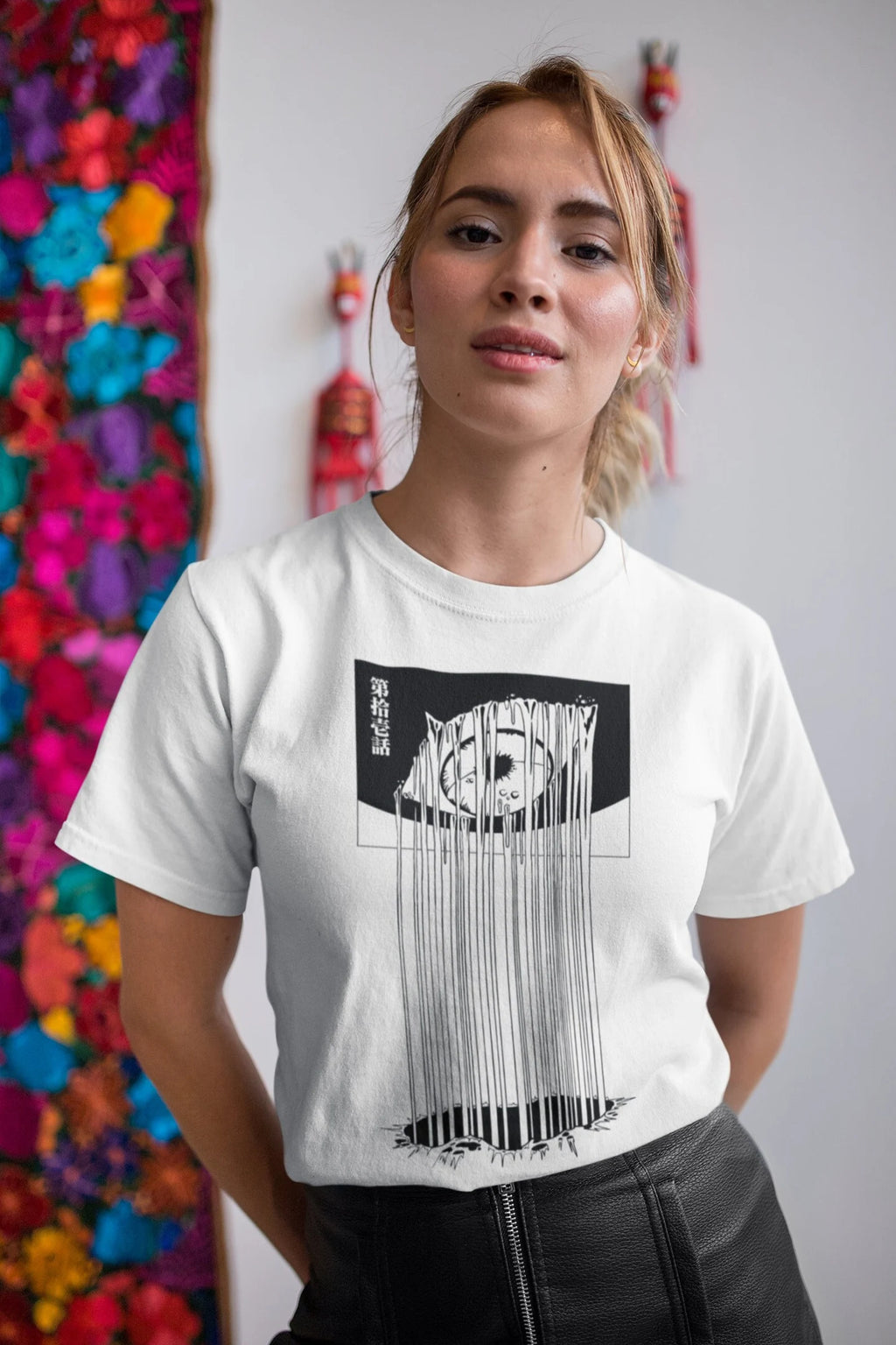 Evangelion Anime T-Shirt Dripping Eyeball