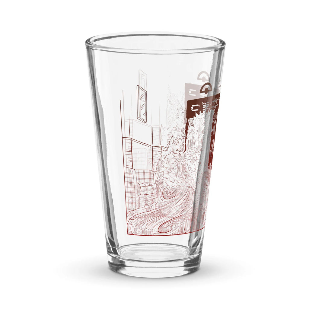 The Shining Elevator Scene Overlook Hotel Horror Movie Pint Glass