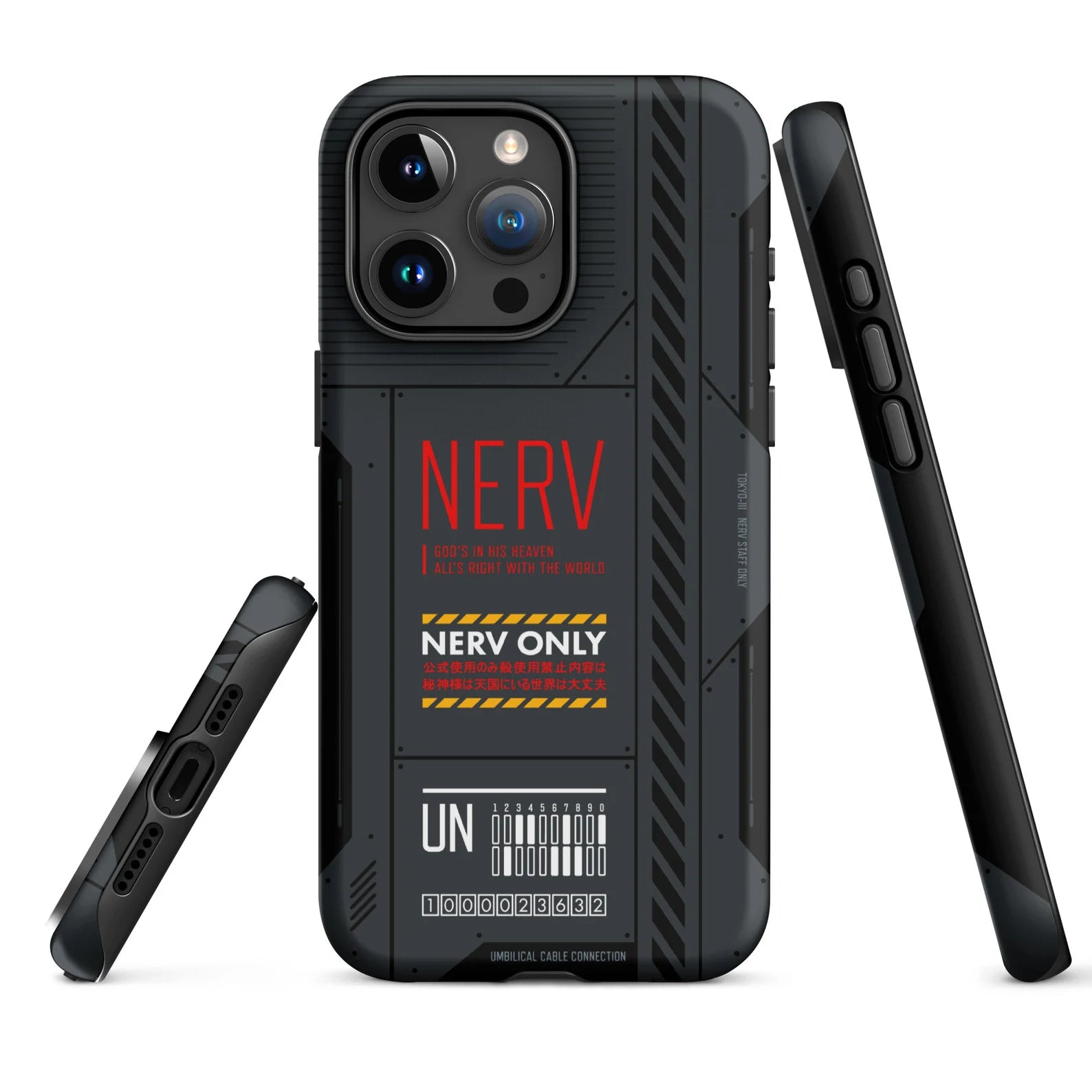 NERV HQ Evangelion Tough Case for iPhone® and Samsung Galaxy Anime Phone Case Neon Genesis