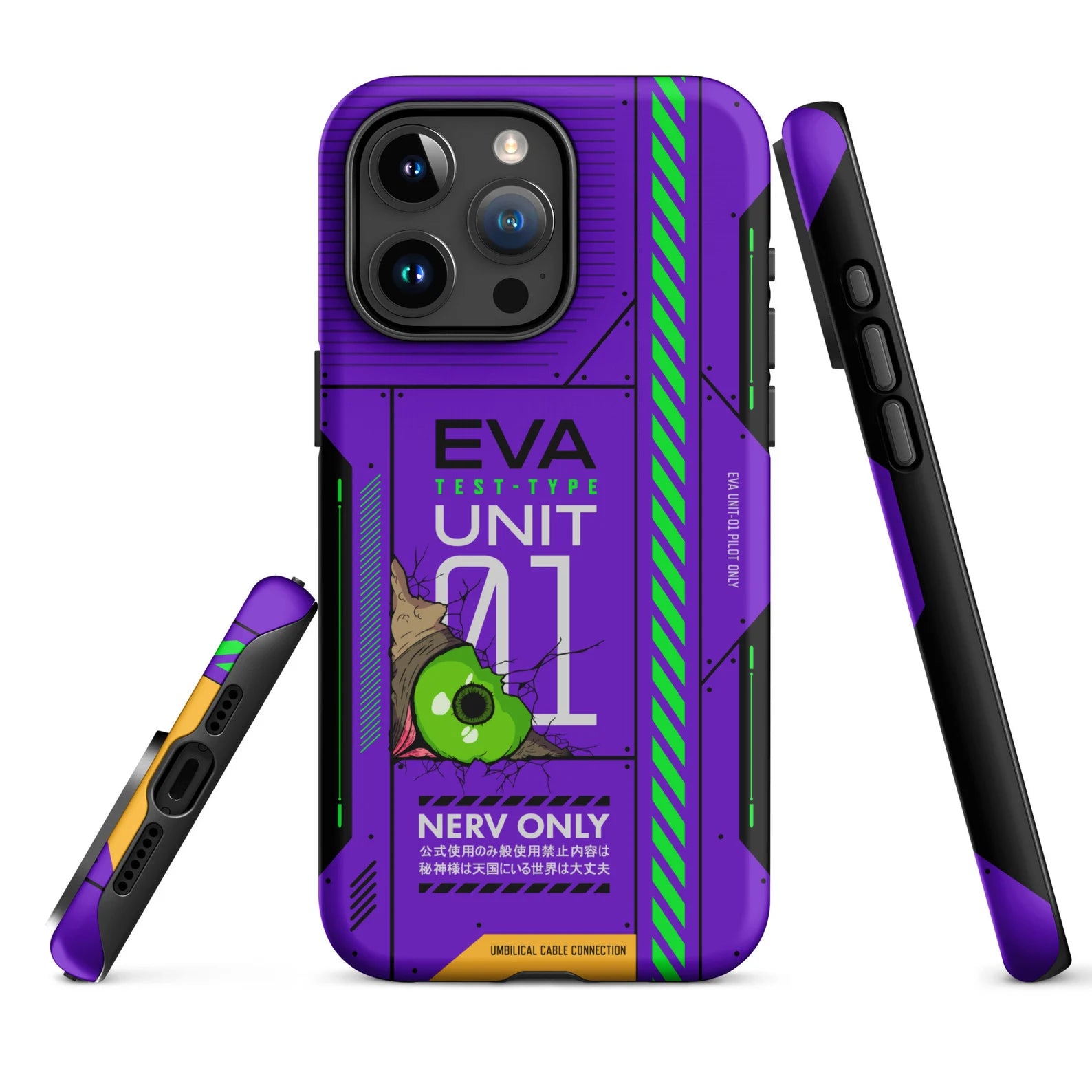 Evangelion Unit-01 "Berserker Mode" Tough Case for iPhone® and Samsung Galaxy Anime Phone Case Shinji Ikari NERV