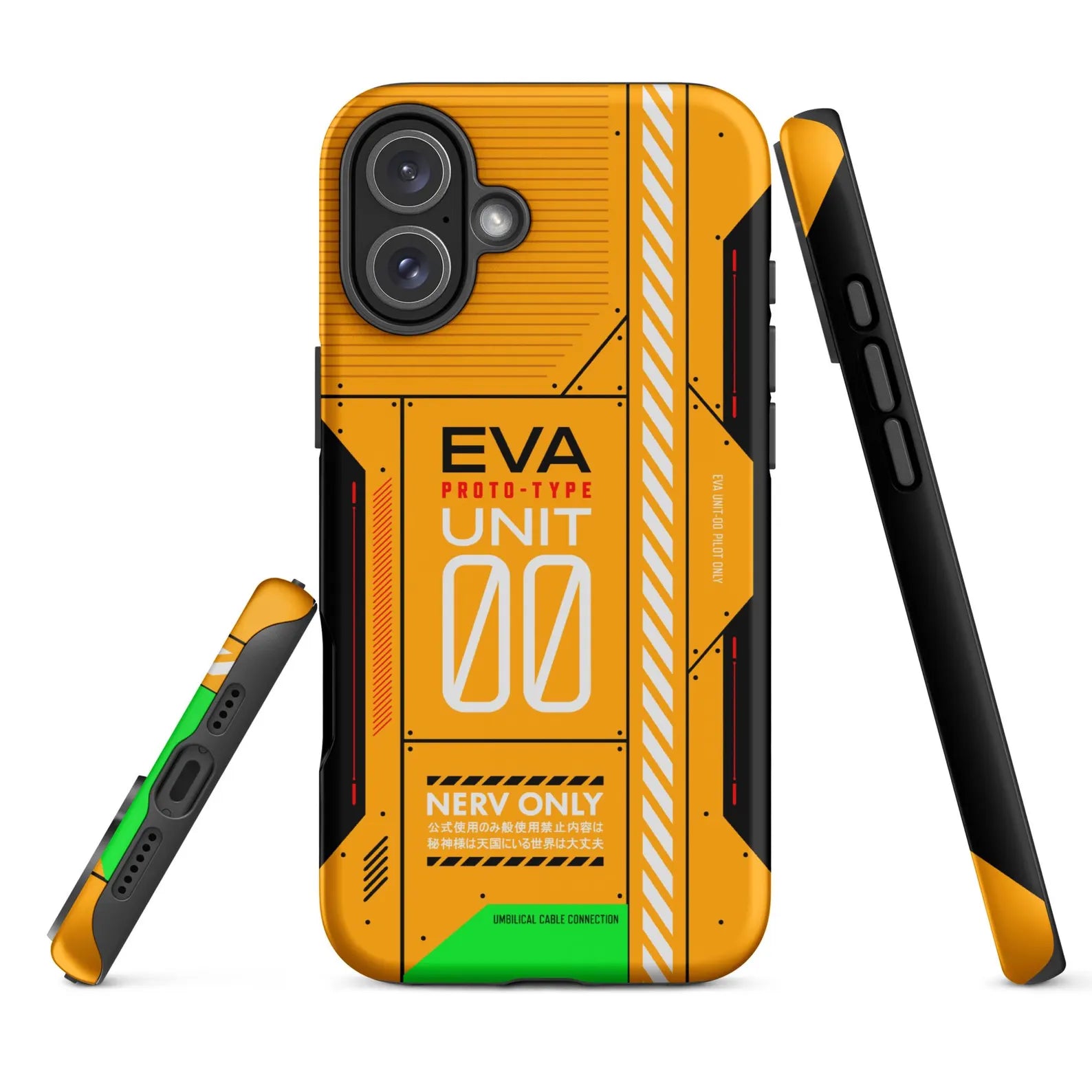 Evangelion Unit-00 Tough Case for iPhone® and Samsung Galaxy Anime Phone Case Rei Ayanami NERV