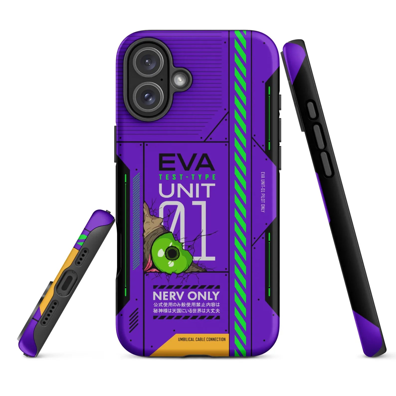 Evangelion Unit-01 "Berserker Mode" Tough Case for iPhone® and Samsung Galaxy Anime Phone Case Shinji Ikari NERV