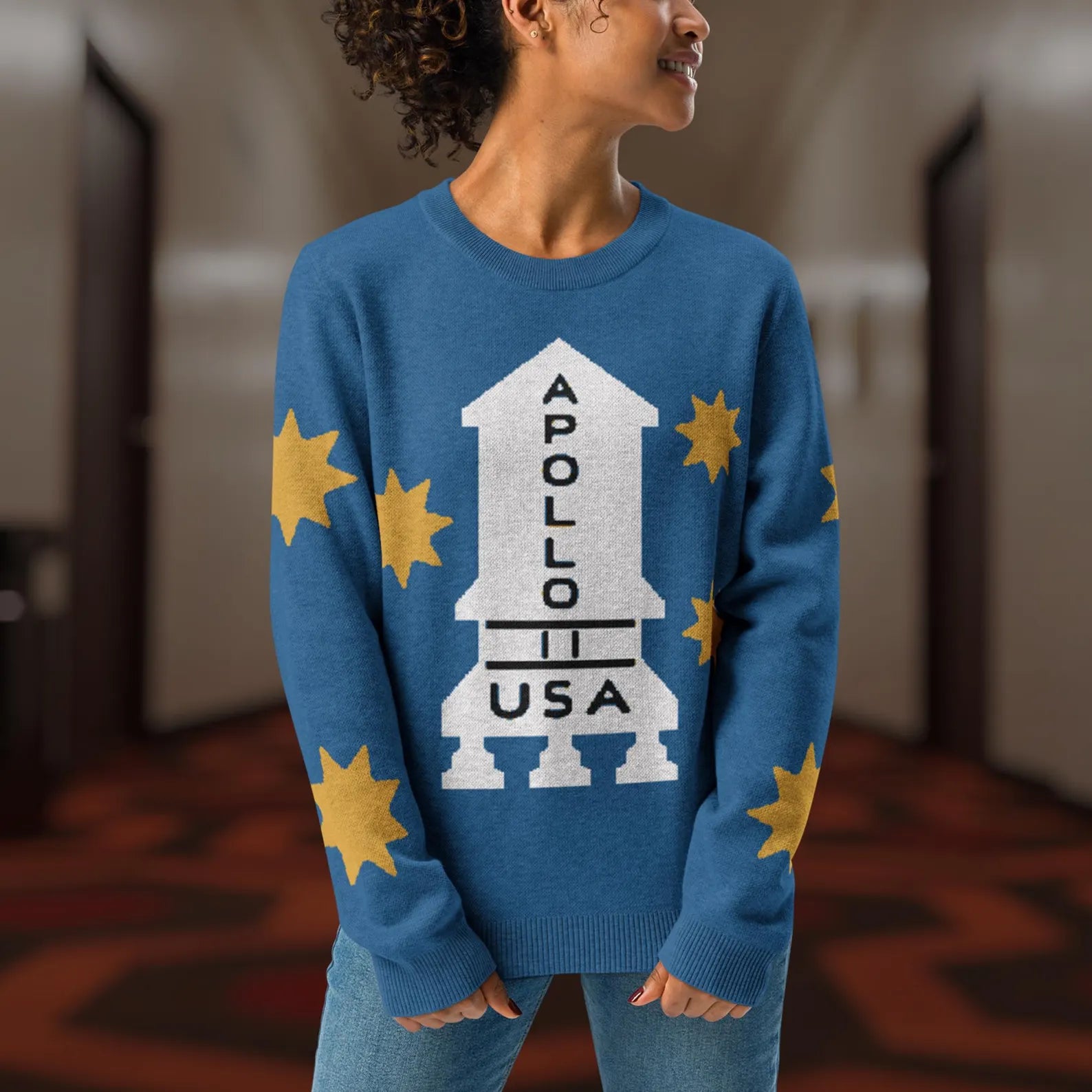 The Shining Apollo 11 Knit Sweater Danny Torrence