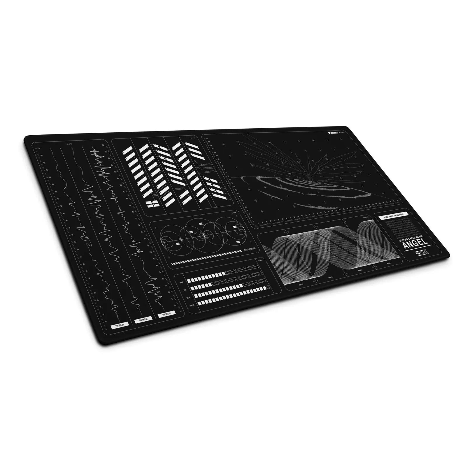 Evangelion Nerv Inspired Gaming Mousepad Desk Mat