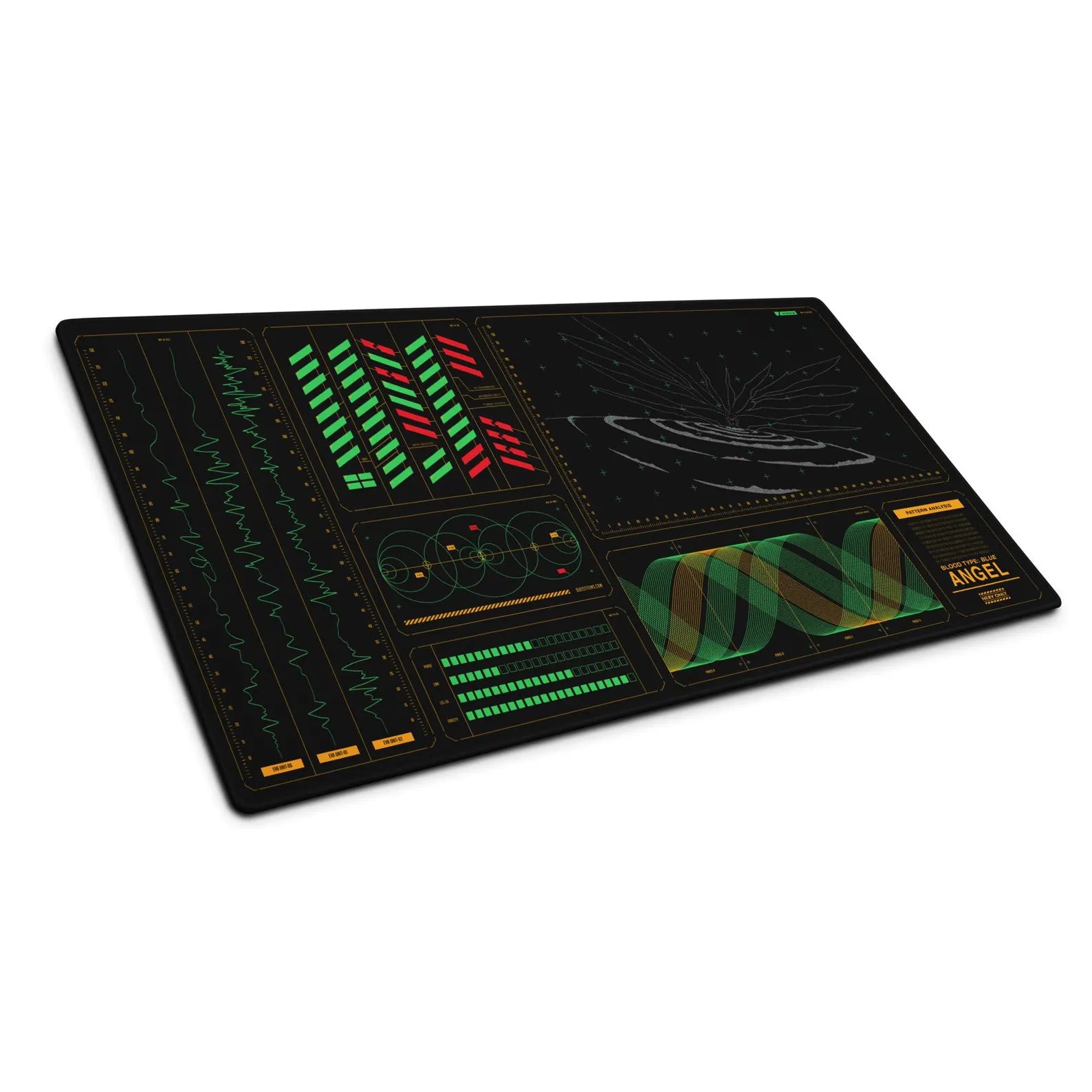 Evangelion Nerv Inspired Gaming Mousepad Desk Mat