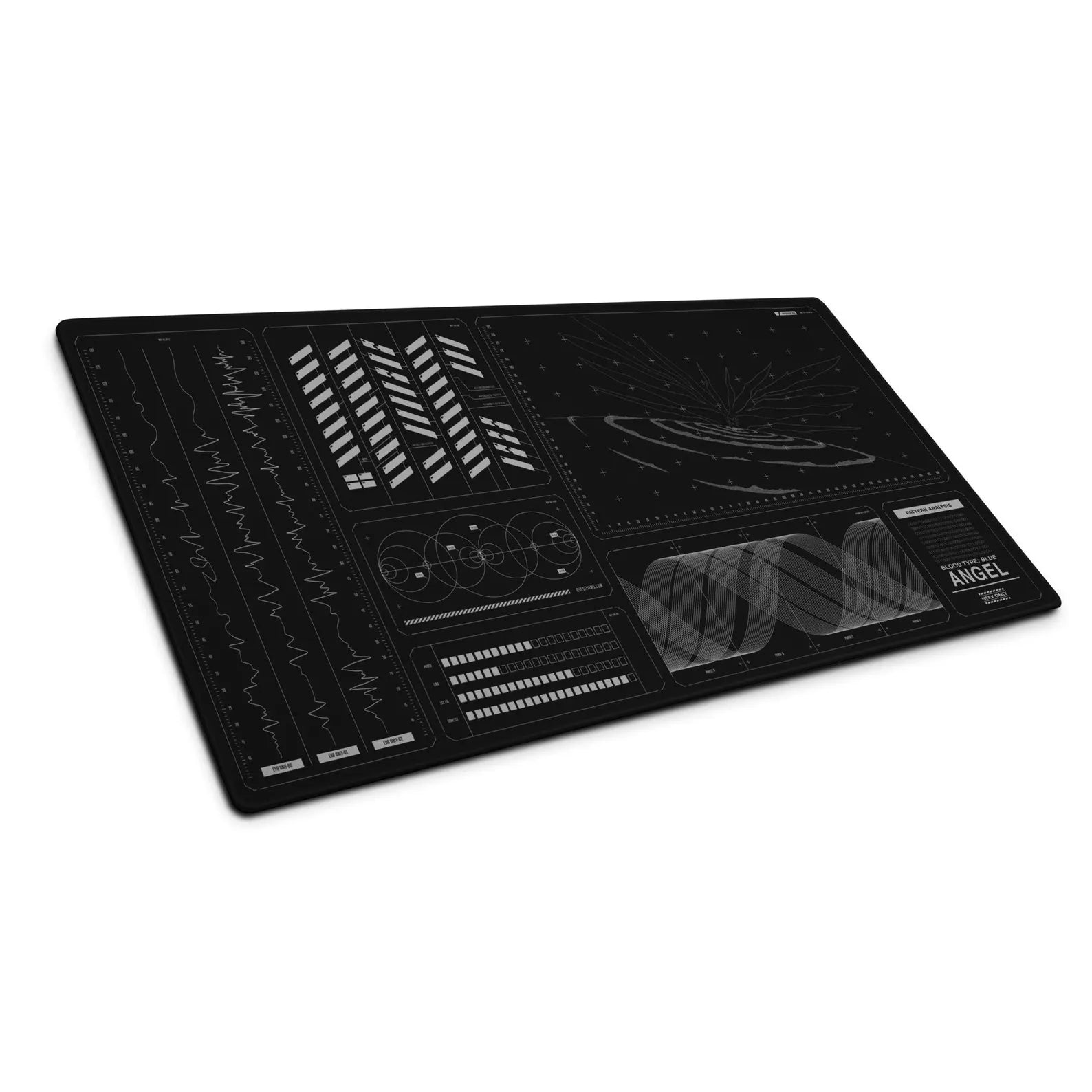 Evangelion Nerv Inspired Gaming Mousepad Desk Mat