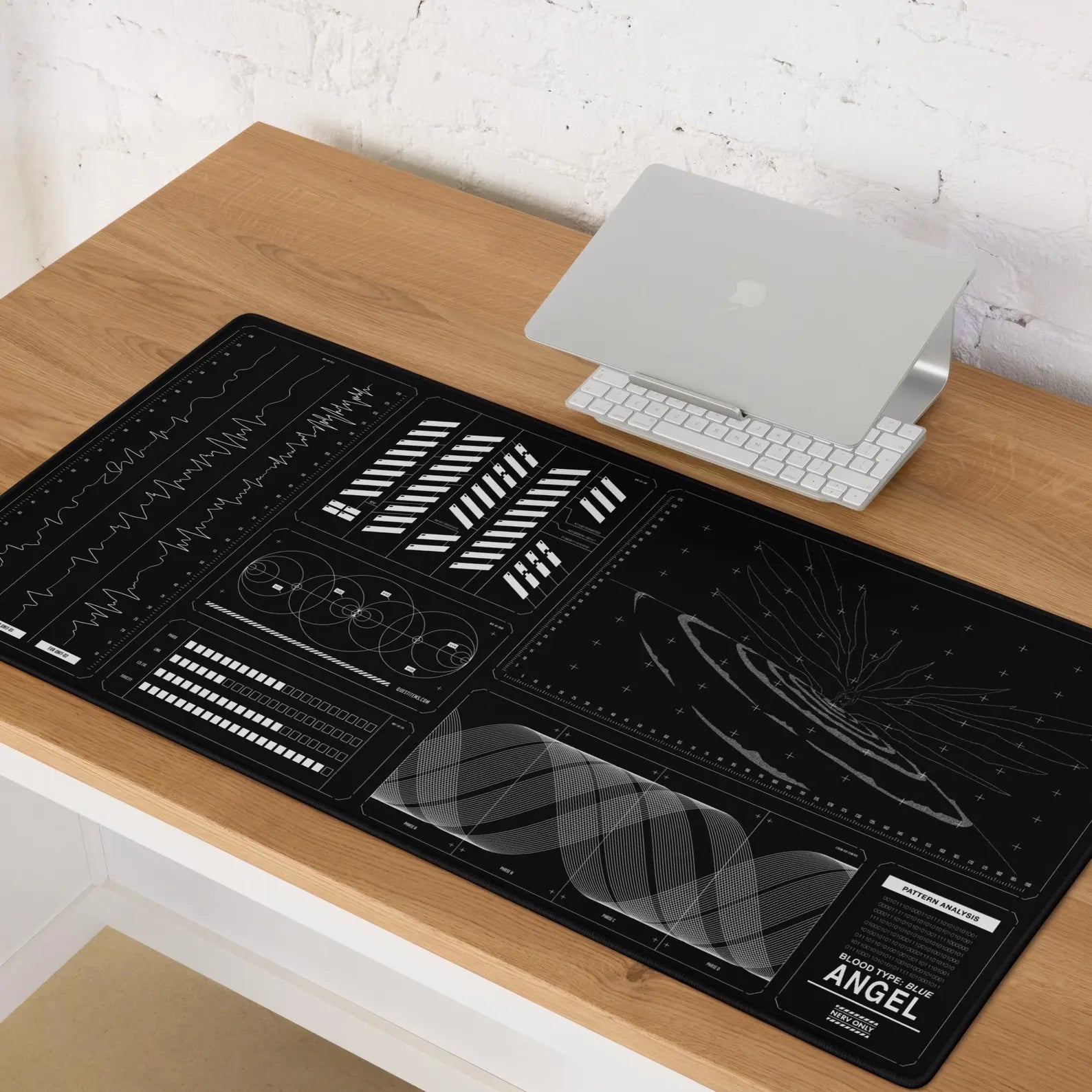 Evangelion Nerv Inspired Gaming Mousepad Desk Mat